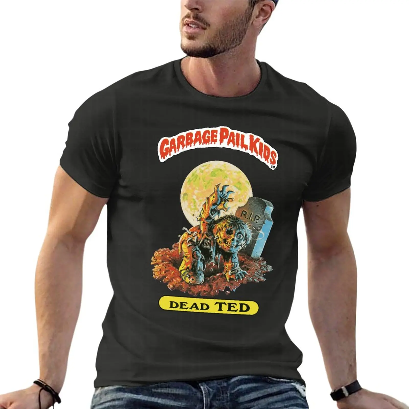 Streetwear Brand Clothing - Camiseta de balde de lixo oversize