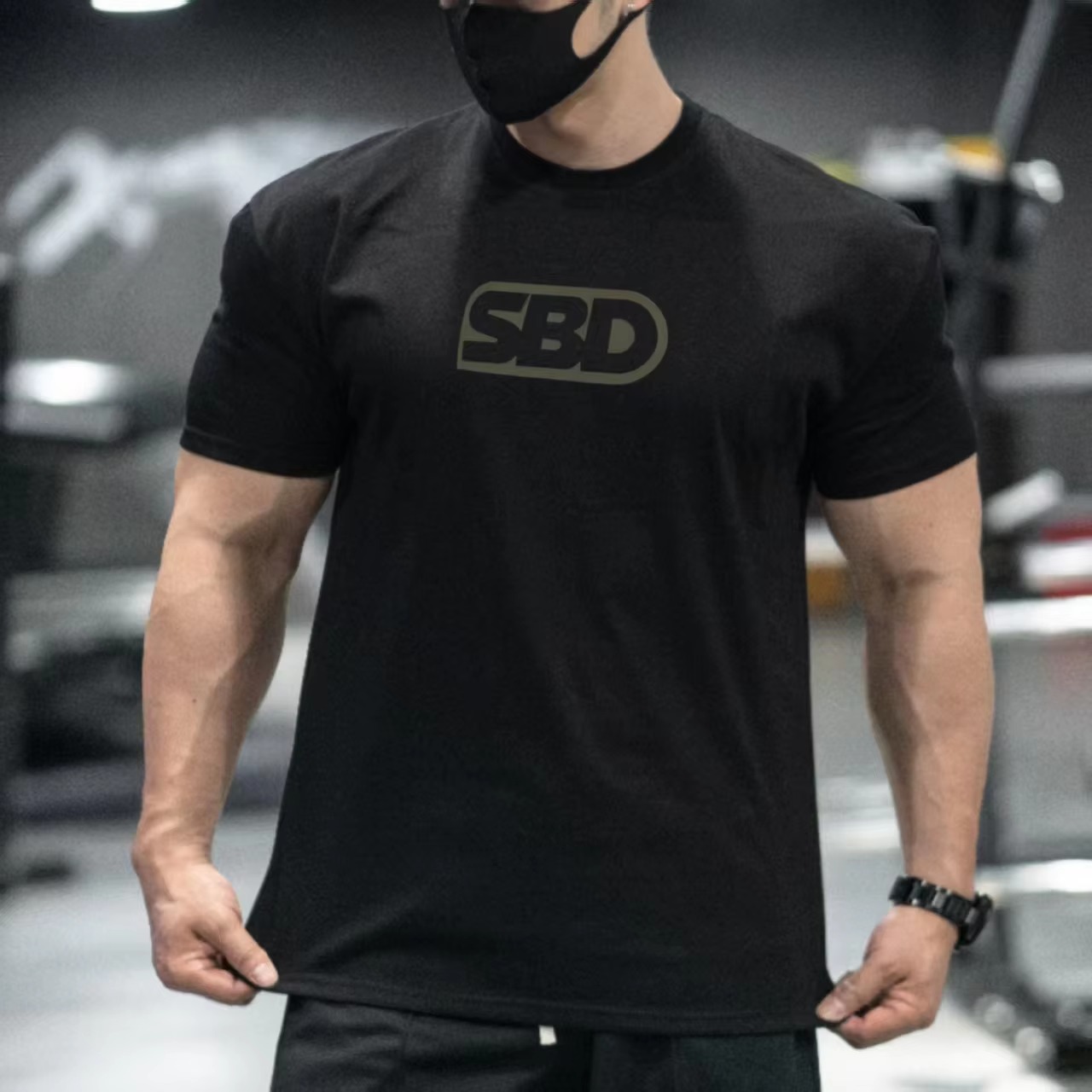 Camiseta de algodão com estamp - Streetwear Brand Red Logo avaliação e preço
